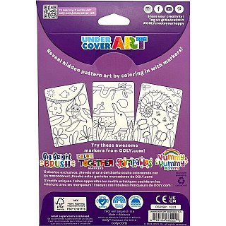 Undercover Art Hidden Pattern Coloring Activity Art Cards - Rainforest Fun