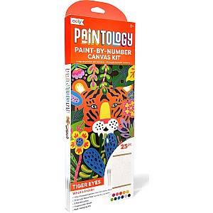 Paintology Paint-By-Number Canvas Kit - Tiger Eyes