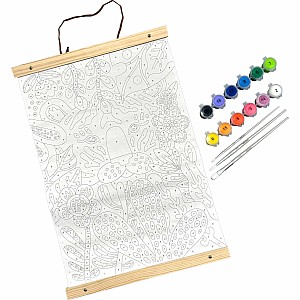 Paintology Paint-By-Number Canvas Kit - Tiger Eyes