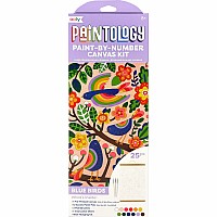 Paintology Paint-By-Number Canvas Kit - Blue Birds