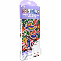 Paintology Paint-By-Number Canvas Kit - Blue Birds