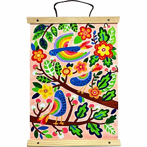 Paintology Paint-By-Number Canvas Kit - Blue Birds