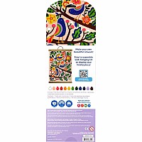 Paintology Paint-By-Number Canvas Kit - Blue Birds