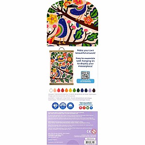 Paintology Paint-By-Number Canvas Kit - Blue Birds