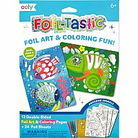 Foil-tastic Foil Art & Coloring Set - Awesome Animals