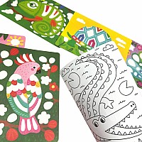 Foil-tastic Foil Art & Coloring Set - Awesome Animals