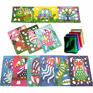 Foil-tastic Foil Art & Coloring Set - Awesome Animals