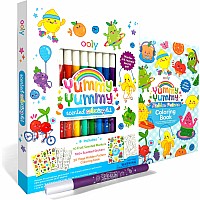 Yummy Yummy Scented Coloring Kit - Markers Stickers Coloring Book