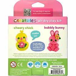 Creatibles Mini Air Dry Clay Kit - Garden Pals BFFs