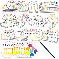 Playful Painters Easy Watercolor Painting Kit - Rainbow Cuties