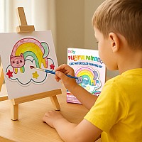 Playful Painters Easy Watercolor Painting Kit - Rainbow Cuties