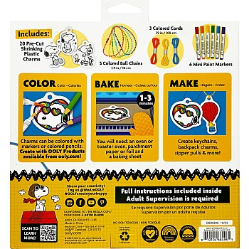 OOLY x Peanuts DIY Shrink Art Kit