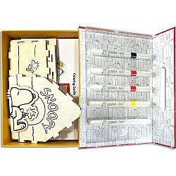 OOLY x Peanuts Color-in Wooden Birdhouse Kit