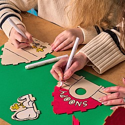OOLY x Peanuts Color-in Wooden Birdhouse Kit