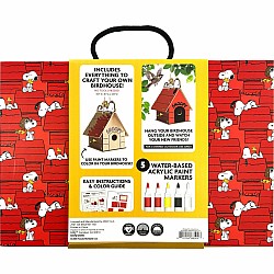 OOLY x Peanuts Color-in Wooden Birdhouse Kit