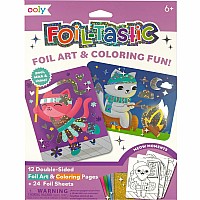 Foil-tastic Foil Art & Coloring Set - Meow Moments