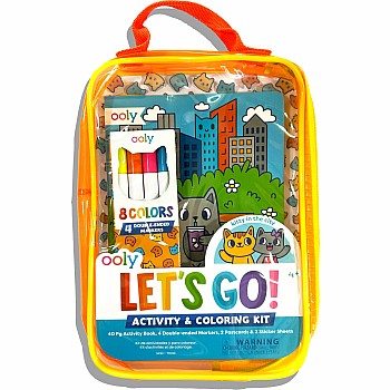 Let's Go! Activity and Coloring Kit, Kitty in the City