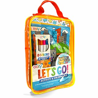 Let's Go! Activity & Coloring Kit - Kitty in the City