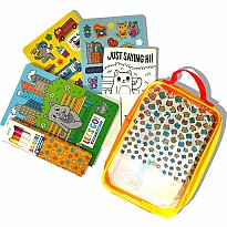 Let's Go! Activity & Coloring Kit - Kitty in the City
