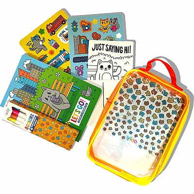 Let's Go! Activity & Coloring Kit - Kitty in the City