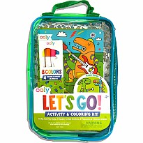Let's Go! Activity & Coloring Kit - Robo Dinos