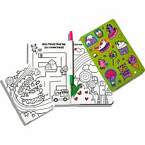 Let's Go! Activity & Coloring Kit - Unicorn Candy Town