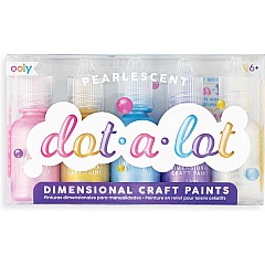 Dot-A-Lot Dimensional Craft Paint: Pearlescent (Set of 5)