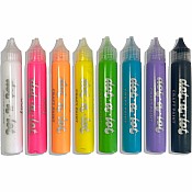 Dot-a-Lot 3D Dimensional Craft Paint - Brights - Set of 8