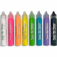 Dot-a-Lot 3D Dimensional Craft Paint - Brights - Set of 8