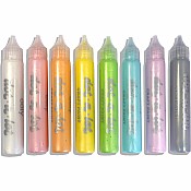 Dot-a-Lot 3D Dimensional Craft Paint - Pearlescent - Set of 8