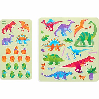 Play Again Reusable Stickers Daring Dinos