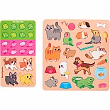 Play Again Reusable Stickers Pet Play Land