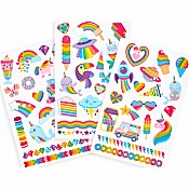 Tattoo-palooza Temporary Tattoos  Over The Rainbow  3 Sheets