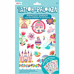 Tattoo-palooza Temporary Tattoos  Princess Garden  3 Sheets