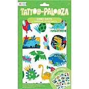Tattoo-palooza Temporary Tattoos  Dino Days  3 Sheets