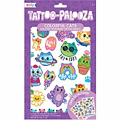 Tattoo-Palooza Temporary Tattoos - Colorful Cats