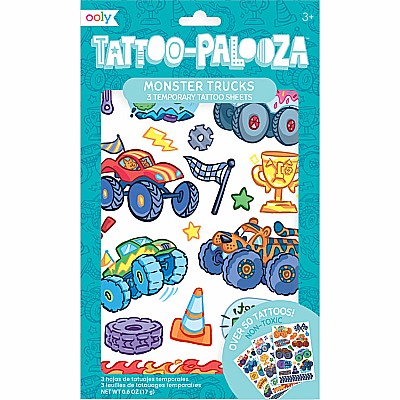 Tattoo-Palooza Temporary Tattoos - Monster Truck