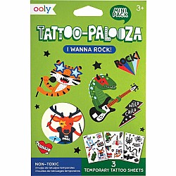 Tattoo-Palooza Mini Temporary Tattoos, I Wanna Rock