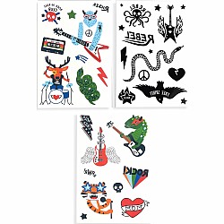 Tattoo-Palooza Mini Temporary Tattoos, I Wanna Rock