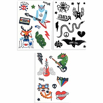 Tattoo-Palooza Mini Temporary Tattoos, I Wanna Rock