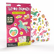 Tattoo-Palooza Glow in the Dark Temporary Tattoos - Magic Moonbeams - 3 Sheets