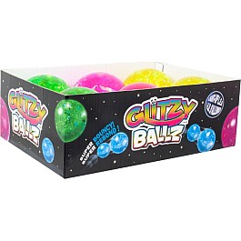 Glitzy Ball with LED (assorted colors)