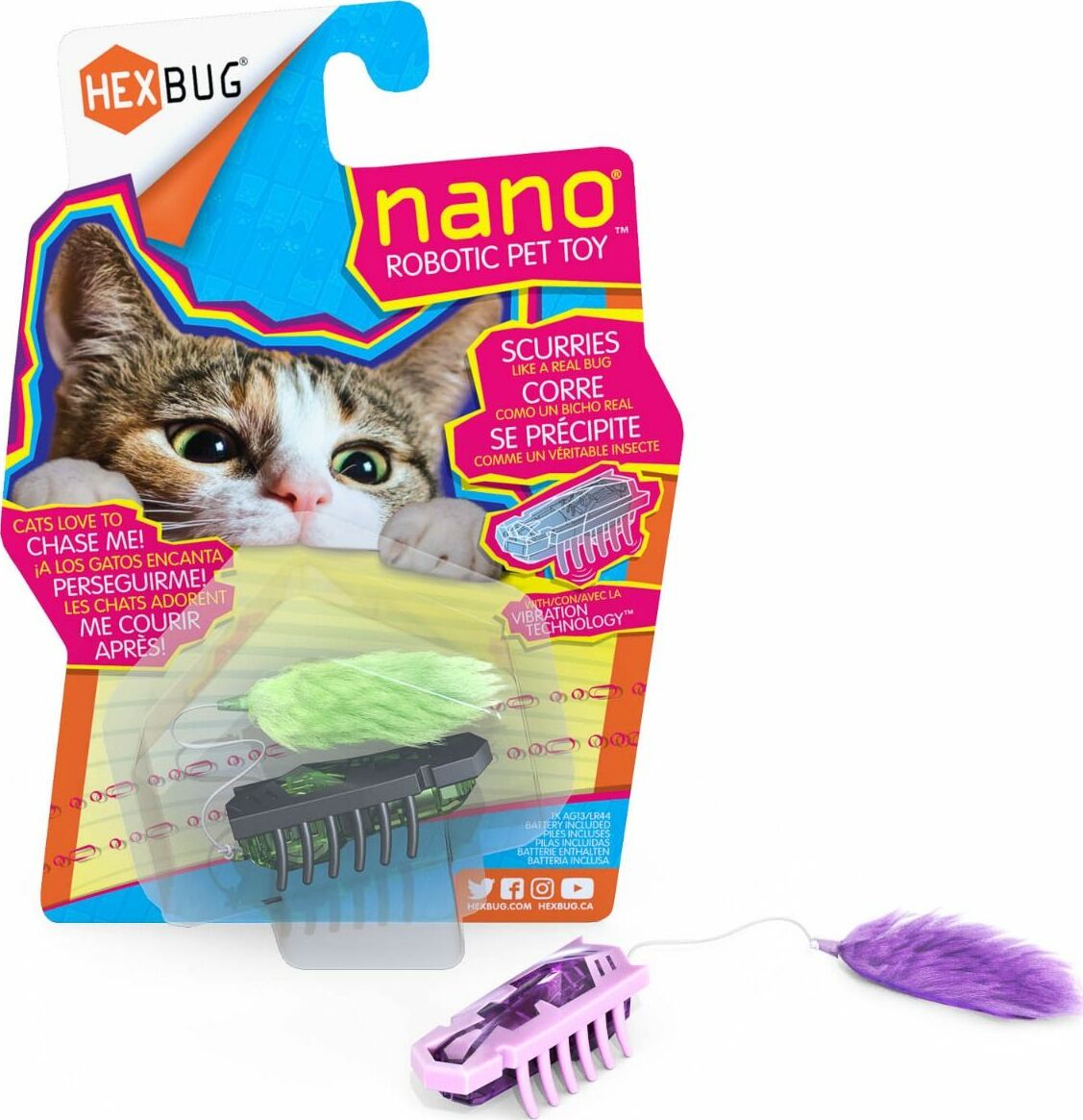 Hexbug nano robotic cat toy 