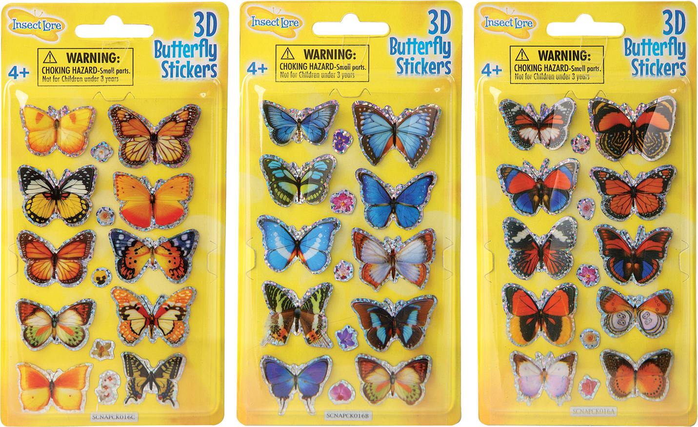 3D Butterfly Stickers Givens Books and Little Dickens