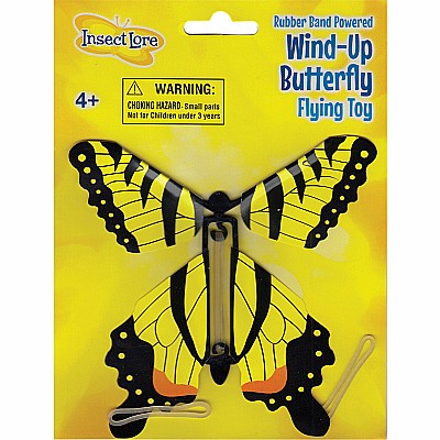 Wind-Up Butterfly Flying Toy- 4 different styles (assorted)