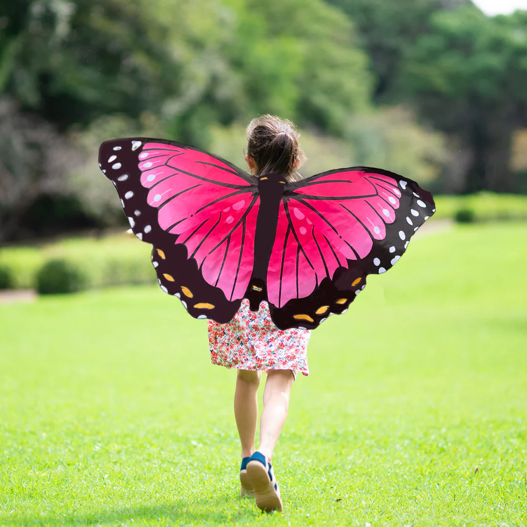 Dress Up Morpho Butterfly Wings (Pink)