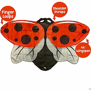 Red Dress-up Ladybug Wings