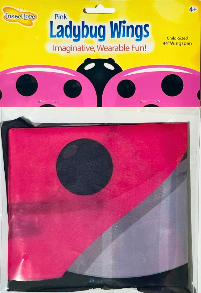 Pink Dress-up Ladybug Wings