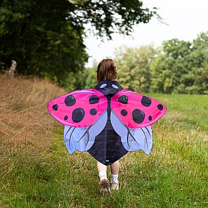 Pink Dress-up Ladybug Wings