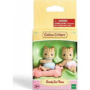 Calico Critters Sandy Cat Twins Doll
